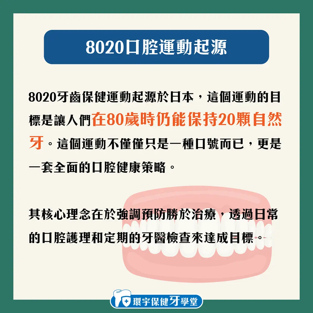 8020牙齒革命:迎向終身健康牙齒的秘訣! 8020牙齒革命:迎向終身健康牙齒的秘訣!